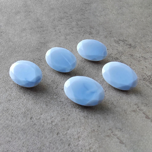 AAA+ Quality Natural <b>Blue</b> <b>Opal</b> Faceted Cut Oval Shape Calibrated Loose Third Party Certified for Jewelry Making All Sizes - Product Image 3