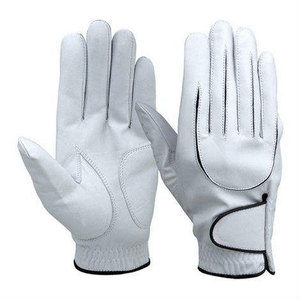 Gants de golf en cuir de chèvre véritable sur mesure pour hommes, gants de golf professionnels en cuir avec impression de logo, design élégant - Product Image 6