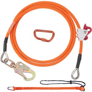 Moschettone in Acciaio Legato da 10ft (3m) per Arboricoltura, con Anima in Acciaio da 16mm e Linea Flip in Lega di Alluminio - Attrezzatura e Accessorio per Arrampicata su Alberi - Product Image 1