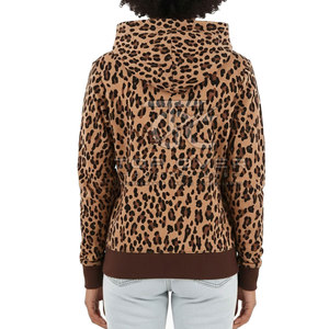 Servicio OEM, Sudaderas con Estampado para Mujer, Venta al por Mayor, Cálidas para Invierno, Transpirables, con Capucha y Logotipo Frontal, 100% Algodón, Ropa Urbana Impermeable - Product Image 3
