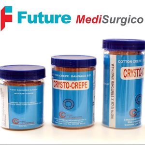 Vendaje Elástico de Algodón Crystal Hygiene, Calidad Hospitalaria, Infrarrojo Lejano, Certificado CE Clase I, con Clips, Contenedor de 15 Unidades - Product Image 2