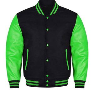 Chaqueta de Béisbol Varsity de Lana Personalizada para Hombre, Talla Grande, Chaqueta Letterman de Invierno, Transpirable y Elegante - Product Image 1