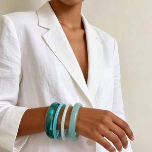 เครื่องประดับกำไลข้อมือเรซินแบบหนาที่กำหนดเอง | อัลทามาชคราฟต์แฟชั่นผู้ผลิตขายส่ง - Product Image 3