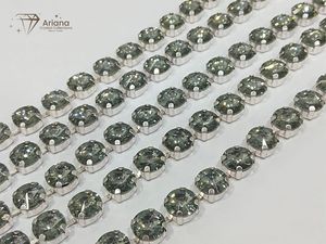 ARIANA Premium Cadena de Cristales de Imitación de 10 mm, Adorno de Cristal Indicolite, Topacio Colorado, Topacio Ahumado, Accesorios para Costura y Manualidades - Product Image 3