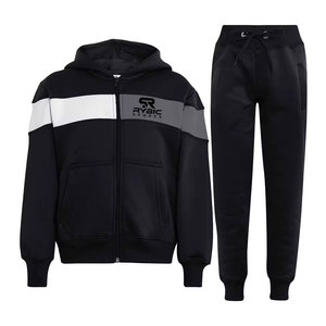 Classic Style Men Tracksuits <b>Zipper</b> <b>Jacket</b> & Pants Set Loose Fit Casual Loungewear Made In Best Material - Product Image 1