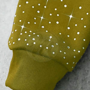 Servicio OEM, Sudaderas con Pedrería de Diseño Exclusivo, Ligeras, Color Personalizado, Sudaderas con Pedrería para Venta en Línea - Product Image 5