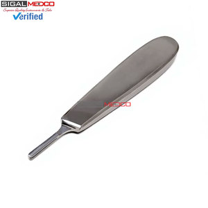 Manche de scalpel de qualité supérieure pour grandes lames, instruments chirurgicaux dentaires ORL, acier inoxydable allemand, réutilisable, poignée ergonomique - Product Image 4