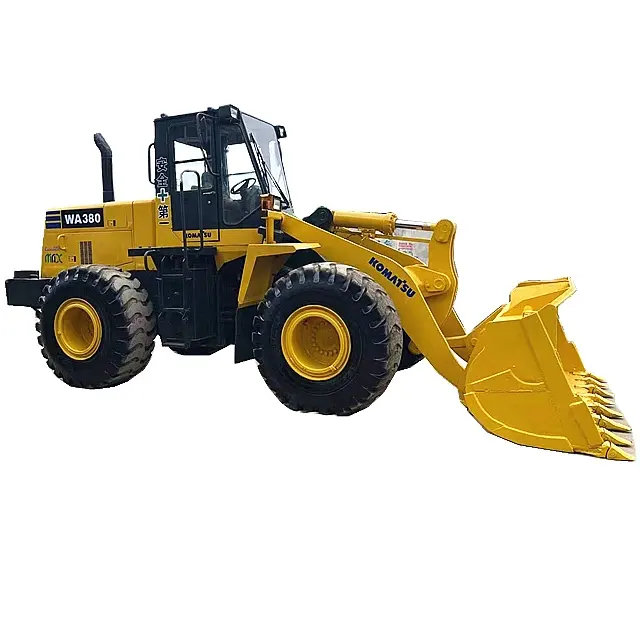 Japan Original Komatsu WA380 Radlader/Guter Preis 6 Tonnen komatsu wa300 wa350 wa320 wa380 wa470 wa420 Gebrauchte Lader zu verkaufen