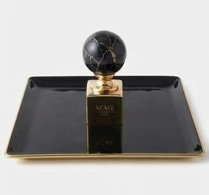 Elegant Rose Gold Plated Aluminum Metal Chocolate <b>Tray</b> <b>Large</b> Decorative Food Serving <b>Tray</b> for Luxury Tabletop at Wholesale Price - Product Image 5