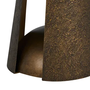 Mesa de Centro Artística Contemporánea de Metal con Acabado Premium, Superficie Flotante Tipo Mármol, Luz LED Integrada, Moderna y Elegante - Product Image 4