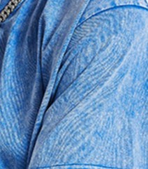 T-shirt Homme Bleu Délavé Effet Acide Vintage Bleu Océan Coton Lourd 100% Coton Épaules Tombantes Streetwear Vente en Gros Fournisseur OEM - Product Image 6