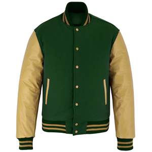Chaquetas de cuero Varsity para hombre, chaqueta de exterior de alta calidad para hombre, chaqueta Varsity personalizada OEM, chaqueta Varsity de nuevo diseño para hombre - Product Image 1