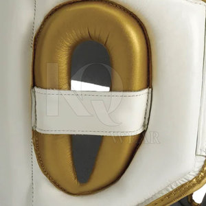 High Quality Leather Lightweight <b>Training</b> <b>Head</b> Guard with Breathable Inner Lining for Boxing and Martial Arts Practice - Product Image 6