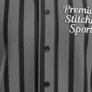 Service OEM, conception d'uniformes de baseball, vente en gros, jersey de baseball pour hommes 100% polyester - Product Image 4