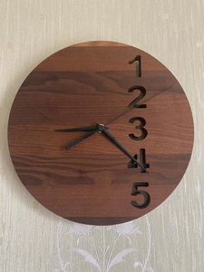 Newest Wooden Wall <b>Clock</b> with Retro Design Battery Operated Silent for Living Room by perfect enterprises - Product Image 6
