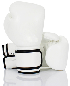 Gants de boxe en cuir PU durables, couleur personnalisée pour l'entraînement de Muay Thai, le sac de frappe, le sparring, le MMA, le kickboxing - Product Image 4