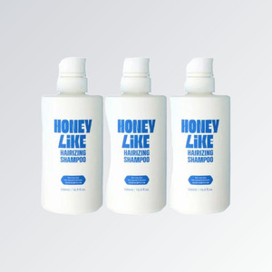 Champú anticaída coreano Honeylike Hair Rising Shampoo 500ml (3 piezas) champú de miel - Product Image 2