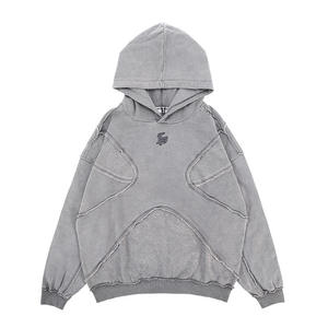Custom Women's <b>Tracksuits</b> Heavy Weight 500 GSM 350 GSM <b>Polyester</b>/Cotton Fleece Embroidered Oversized Hoodie Shorts - Product Image 6