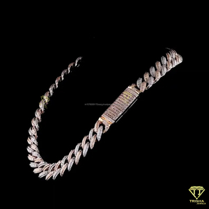 Cadena de Plata de Ley con Moissanita, Alternativa Brillante al Diamante para Uso Diario, Disponible al Mejor Precio - Product Image 3
