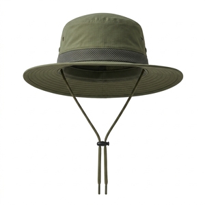 Chapeau Bob Réglable à Large Bord Personnalisable, Respirant, Léger, Protection Solaire, Pêche, Randonnée, Plage, Extérieur, Adultes - Product Image 1