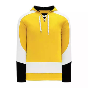 Sweat à capuche de hockey sur glace pour homme, personnalisé avec logo imprimé sur le devant, en polyester 100 %, avec impression par sublimation et transfert thermique - Product Image 1