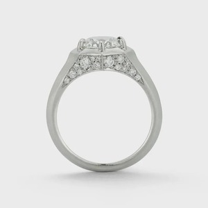 Anillo de Diamante Cultivado en Laboratorio de 3.50 Ct, Redondo, Oro de 14K y 18K, Certificado IGI, Claridad VVS, Color E, Joyería de Diamantes de Lujo para Novia, Moderno - Product Image 6