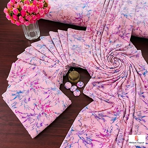 Tissu en velours imprimé multicolore de luxe pour robes de mode, vêtements, textiles de maison, OEM, ODM, textile sur mesure - Product Image 6