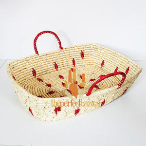 Eco-Friendly Natural Moonj Grass <b>Basket</b> <b>Rectangular</b> Storage Caddy Handles (Multifunction Design) Home Decor - Product Image 2