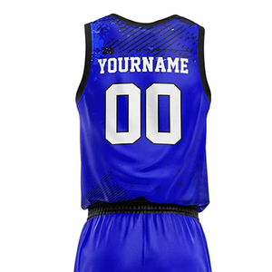 Uniformes de Baloncesto Deportivos Transpirables de Poliéster 100% Personalizados al por Mayor, Uniformes de Baloncesto Deportivos Más Vendidos para Unisex - Product Image 5