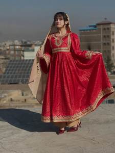Professional Manufacturers Afghani <b>Dress</b> Women Traditional Kuchi Party Wear Afghan Style Hand Embroidery Casual <b>Dresses</b> For Sale - Product Image 5