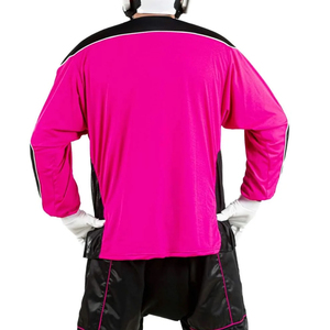 ชุดยูนิฟอร์มผู้รักษาประตูฟลอร์บอลแบบสั่งทำพิเศษ พิมพ์ลาย ระบายอากาศได้ดี แขนยาว บุแผ่นป้องกัน โพลีเอสเตอร์คุณภาพพรีเมียม ออกแบบสำหรับทีม - Product Image 5