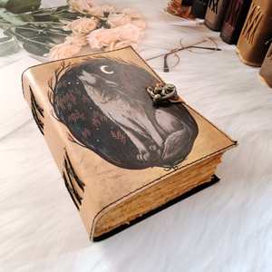 Handcrafted Genuine Leather <b>Journal</b> Diary Print Notebook Blank Spell Book Vintage Leather <b>Writing</b> Diary Handmade Paper Custom - Product Image 1