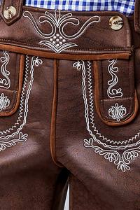 Lederhosen Alemanes para Hombre – Traje Bávaro para el Oktoberfest con Bordado Auténtico, Cuero Resistente - Product Image 2