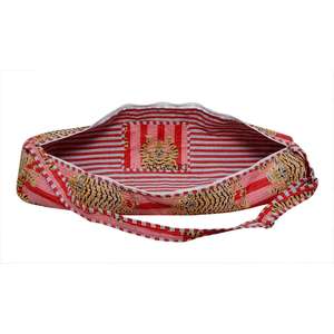 Bolsa de Transporte para Esterilla de Yoga de Algodón Acolchado Hecha a Mano en India, con Estampados de Animales, 3 mm de Grosor, Moderna, Unisex, con Correa Ajustable - Product Image 1
