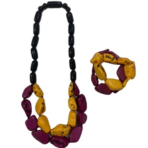 สร้อยคอเรซิ่นขัดเงาทันสมัยประดับมุกเทียมสำหรับงานหมั้นงานแต่งงานแบบยูนิเซ็กซ์ ส่งตรงจากอินเดีย - Product Image 1