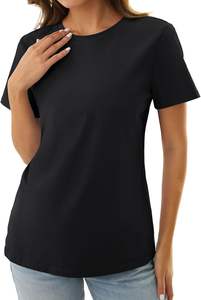 เสื้อยืดผู้หญิงสีสันสดใส ไซส์ใหญ่ เนื้อผ้าเรียบลื่น ระบายอากาศได้ดี ทรงพอดีตัว ยืดหยุ่นนุ่มนวล เป็นมิตรต่อสิ่งแวดล้อม แห้งเร็ว ลวดลายสวยงาม ใส่ได้ทุกวัน - Product Image 2