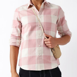 Men's <b>Shirts</b> 100% Cotton Streetwear Regular Fit Raw Edge Vintage Anti Wrinkle OEM Manufacturer - Product Image 1