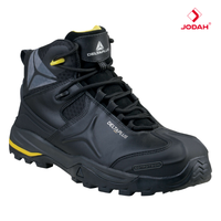 Delta Plus TW402 S3S SR Sepatu Kerja Kulit Tinggi dengan Pelindung Jari Kaki Komposit Tahan Panas/Tahan Sengatan Listrik/Tahan Selip