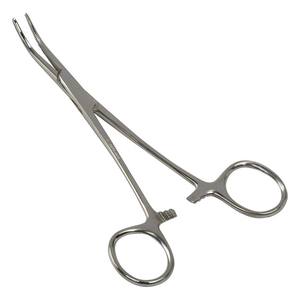 Pinzas Hemostáticas Precisas Kelly con Bloqueo, Pinza de Sujeción Plateada, Manual, Recta/Curva, Acero Inoxidable - Product Image 1