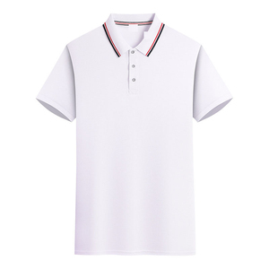 Polo à manches courtes pour homme, col rond, tendance, nouvelle collection automne, design personnalisé avec logo OEM - Product Image 1