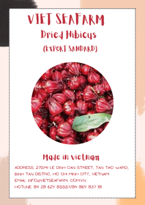 Fleurs d'hibiscus séchées naturelles rouges, bourgeons de fleurs pour tisanes, boissons et usage alimentaire - Product Image 5