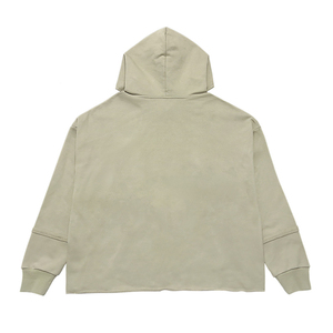 Sweat à capuche unisexe en molleton épais 100% coton brodé, idéal pour l'hiver, fabriqué au Pakistan - Product Image 2