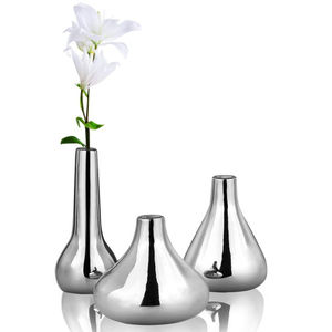 Florero de Metal Puro con Acabado en Cobre, Diseño Retro de Última Moda, Artesanía Creativa para la Sala de Estar del Hogar, Florero para Arreglos Florales - Product Image 5