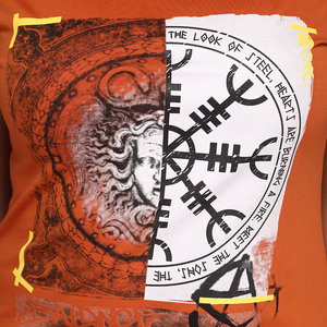 Camisetas de Algodón Holgadas para Mujer, Tallas Grandes, Transpirables, Estilo Casual, Lisas o Estampadas, para Verano - Product Image 6