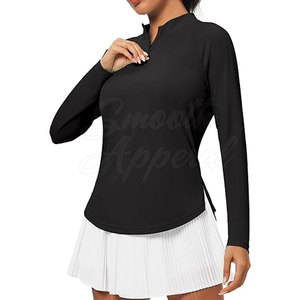 Lightweight Breathable Eco-Friendly <b>Womens</b> <b>Long</b> <b>Sleeve</b> Sports <b>Top</b> with Soft Fabric for Workouts & Outdoor Activities - Product Image 2