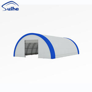 Tente de stockage modulaire robuste en acier avec structure en PVC pour entrepôt et abri de stockage d'équipements - Product Image 3