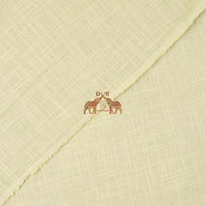 Tissu en coton slub uni, léger, teint, fait main, pour la confection de housses de coussin et de rideaux - Product Image 2