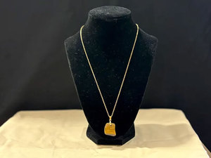 สร้อยคอจี้หินตาเสือธรรมชาติทำมือ |   หินรูปทรงอิสระ - Product Image 3