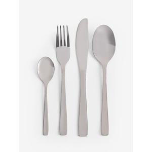 Ensemble de couverts en acier inoxydable, fourchette, cuillère, couteau et baguettes, 4 pièces, style japonais, argenté, pour restaurant - Product Image 2