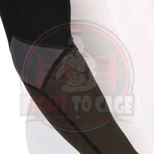 Manchons de compression en nylon pour hommes, noir et gris foncé contrastés, best-seller, service OEM, nouveau produit - Product Image 6